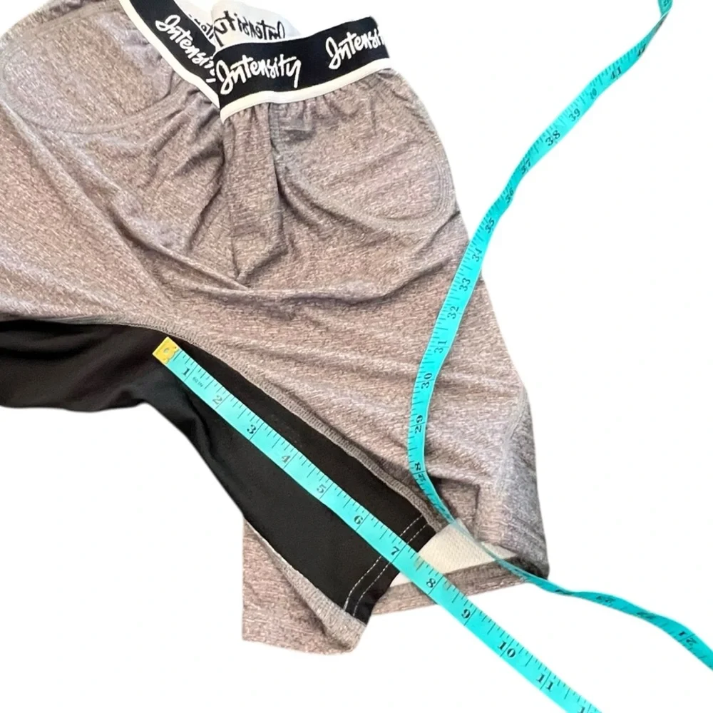 Intensity Girls‎ Low Rise Padded Fast Pitch Slider Compression Shorts Grey XL